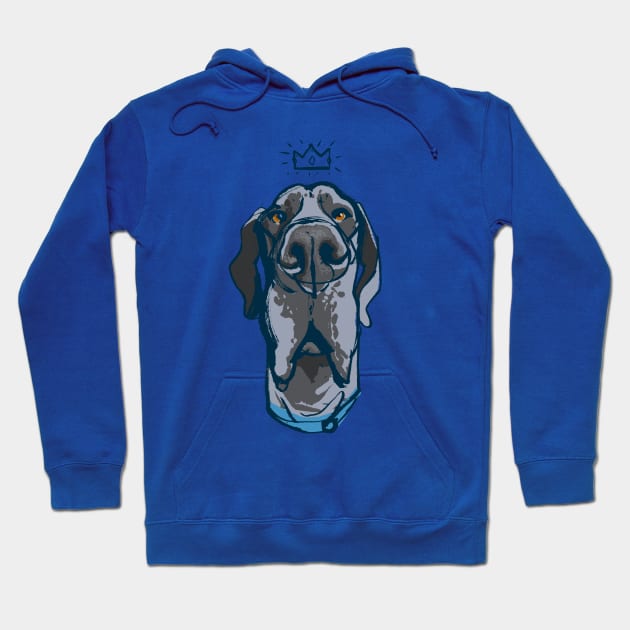 Great Dane,Deutsche Dogge the majesty, drawing for dog lovers Hoodie by croquis design